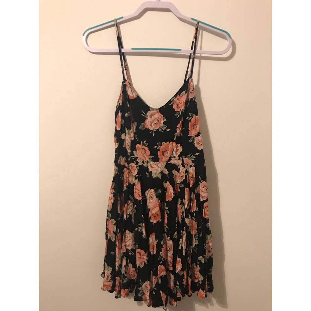Floral Corseted Skater Dress